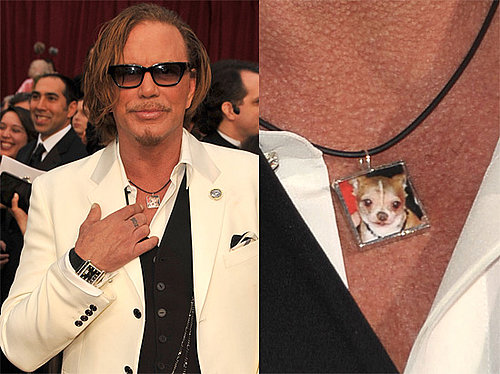 Mickey Rourke's Independent Spirit Awards Acceptance Speech and Necklace With Loki Charm