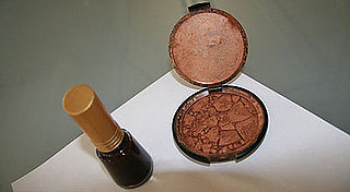 Broken Bronzer Plus Nail Polish Equals Shimmering Magic 