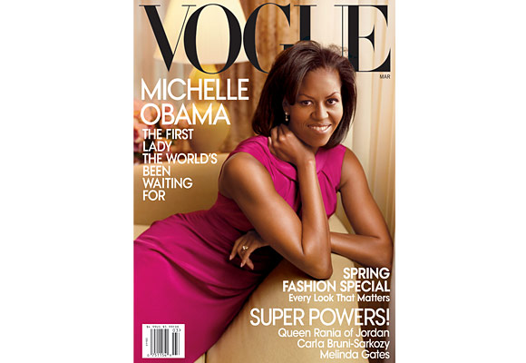 For the cover, Michelle was photographed by Annie Leibovitz wearing a Jason Wu dress. For the cover, Michelle was photographed by Annie Leibovitz wearing a Jason Wu dress.