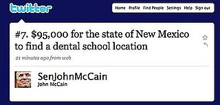 Briefing Book! McCain Tweets the Top-10 Porkiest Projects 