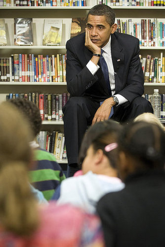Obama Schools Americans on Broken Education System 