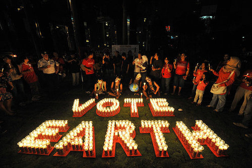 Earth Hour Clocks a Big Success 