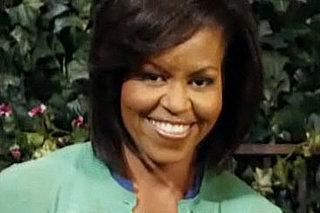 Michelle Obama Meets Big Bird on Sesame Street