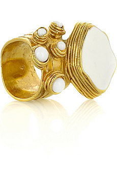 Yves Saint Laurent Arty Enamel ring  NET-A-PORTER.COM