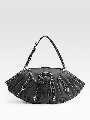 Dior - Two-Textured Leather Satchel