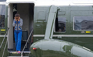 Photos of Sasha Obama Returning From Camp David