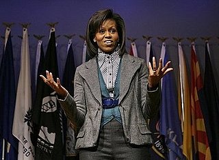 Photos of Michelle Obama at Women's Memorial in Arlington National Cemetery