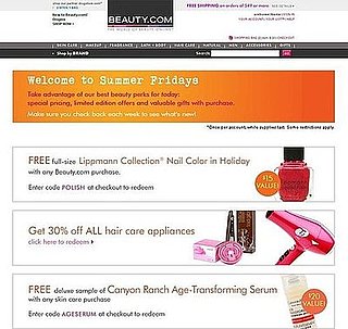 Get Your Summertime Discount on Each Friday at Beauty.com! 