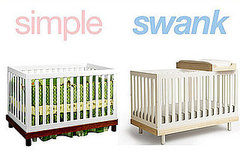 Inexpensive and Expensive Versions of the Modern Baby Crib