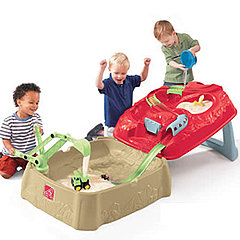 Toy Box: Step2 Water Rush Quarry Sand Box Toy