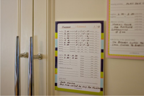 Dry Erase Baby Logs