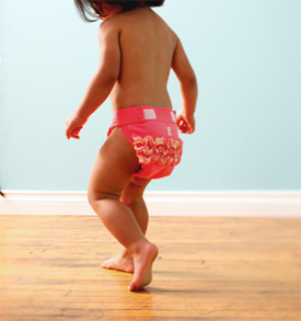gDiapers Go Girly Girl with Ruffle Diapers