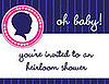 Heirloom Baby Shower: Theme, Guest List and Invitations