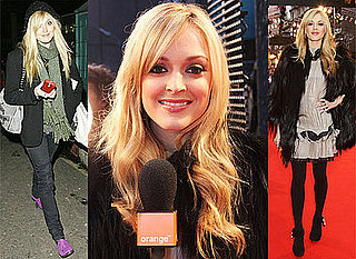 Photos and Video Of Fearne Cotton At The 2009 BAFTA Awards Interviewing Mickey Rourke