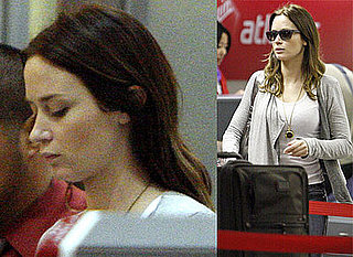 Photos Of Emily Blunt At LAX, Plus An Interview with the Actress About New Movie The Young Victoria