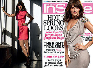 Helena Christensen On The Front Cover Of InStyle UK April 2009, Plus Interview Extracts On Turning 40, Motherhood, Food and more