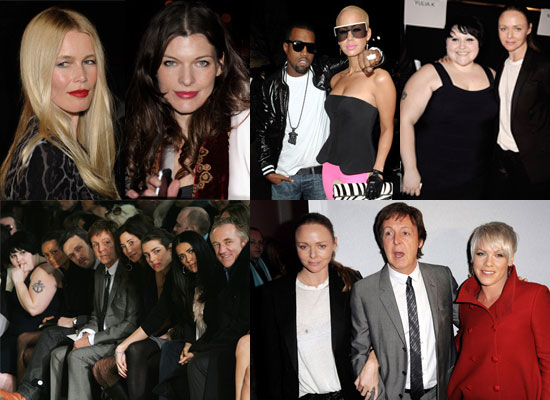 Photos of Stella McCartney, Beth Ditto, Salma Hayek, Pink, Thandie Newton, Kanye West and Paul McCartney at Paris Fashion Week Photos of Stella McCartney, Beth Ditto, Salma Hayek, Pink, Thandie Newton, Kanye West and Paul McCartney at Paris Fashion Week