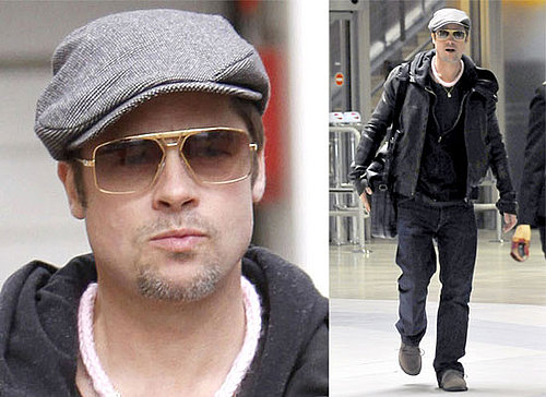 Photos Of Brad Pitt Flying Into Marseilles Airport, Gordon Ramsay Does Not Expect Him Or George Clooney to Be Guests