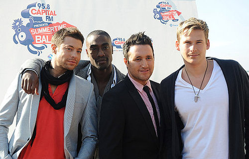Photos of Duncan James, Simon Webbe, Lee Ryan, Antony Costa as Blue Announce Reunion