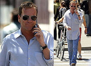 Photos of Kiefer Sutherland in New York City Where 24 Season Eight Will Be Filmed