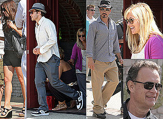 Photos of Jake Gyllenhaal, Reese Witherspoon, Tom Hanks, Robert Downey Jr, Kate Beckinsale Guy Ritchie. Memorial Day Beach Party