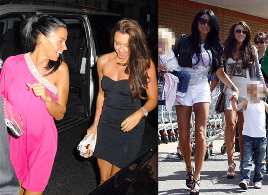 8/6/2009 Jordan aka Katie Price With Michelle Heaton