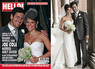 Photos of Joe Cole and Carly Zucker Wedding Pictures in Hello Magazine Plus Quotes