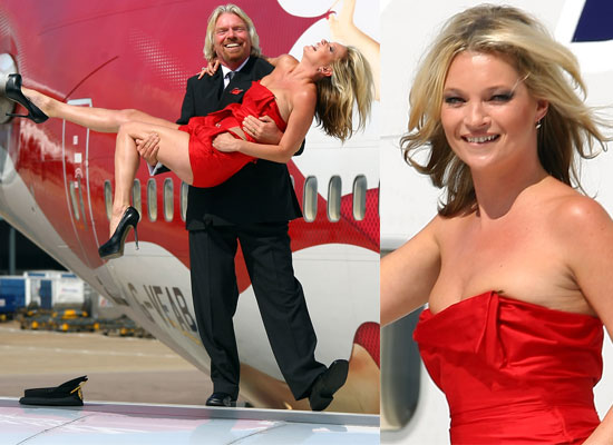 22/06/2009 Kate Moss and Richard Branson