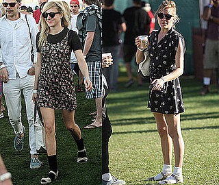 Chloe Sevigny in Socks and Sandals at Coachella