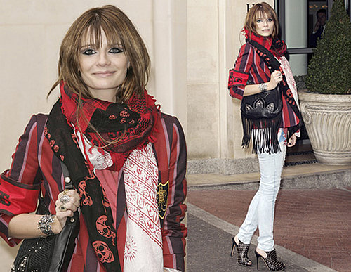 Mischa Barton in London to Promote Handbags