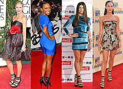 Photos of Heidi Klum, Alexandra Burke, Fergie and Megan Fox in Louboutin Differa Black Heels