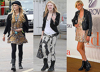 Photos of Dakota Fanning, Agyness Deyn and Fearne Cotton in Chunky Boots