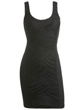 Scalloped Front Ponte Dress 