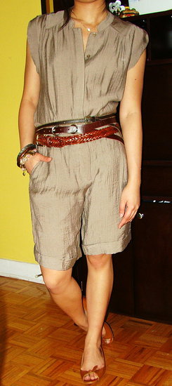 Brown and three belts
