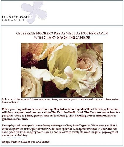 Celebrating Mom and Mother Earth