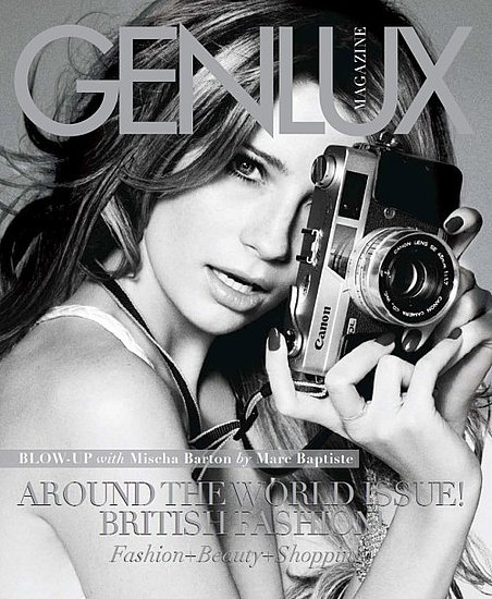 misha barton does Genlux spring 2009 magazine cover
