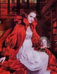 emma watson is the Wizard of Harpers bazaar october 2008 issue