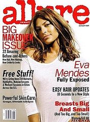 eva mendes does Allure magazine january 2009