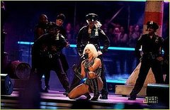 Lady Gaga performing at the MuchMusic video awards