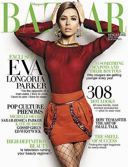 Eva Longoria does Harper's Bazaar Singapore april 09