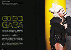 Lady Gaga does Parlour mag april 09