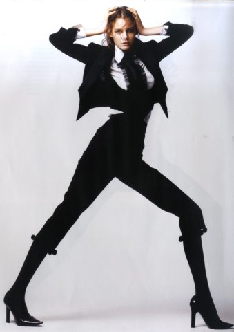 Flavia Oliveira does Harper's Bazaar UK april 06