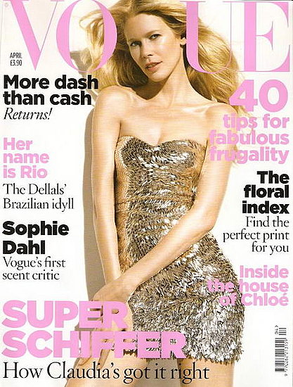 Claudia Schiffer does Vogue UK-april 09
