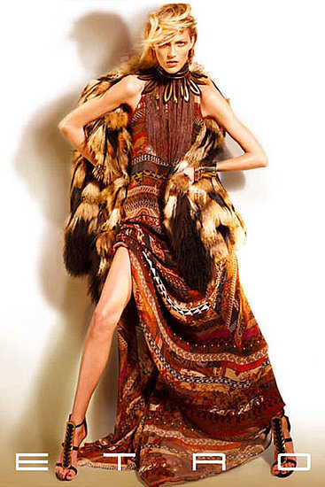 Anja Rubik does Etro F/W Ad campaign 2009-2010