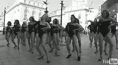 100 Women Dance to Beyonce's Single Ladies in Piccadilly Circus 100 Women Dance to Beyonce's Single Ladies in Piccadilly Circus