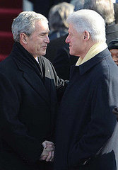 Front Page: Bill Clinton and George W. Bush Book Joint Speech Front Page: Bill Clinton and George W. Bush Book Joint Speech