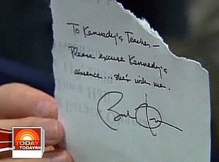 Oh Snap! The Coolest Excuse Note Ever — From the Prez
