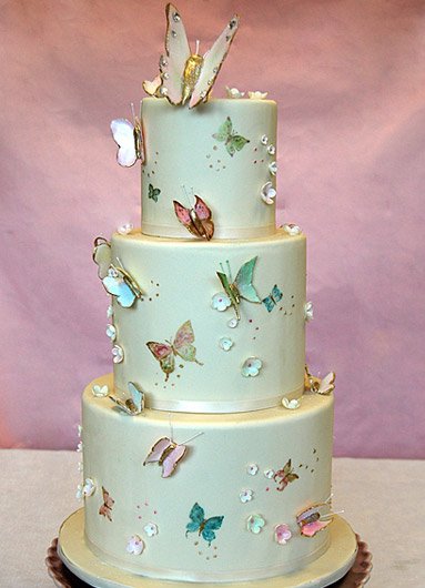 butterfly wedding cake ideas