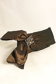 Bronze Taffeta Evening Clutch