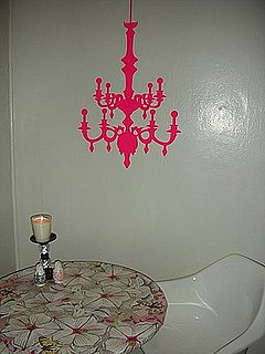 Before and After: My Chandelier Decal Wall